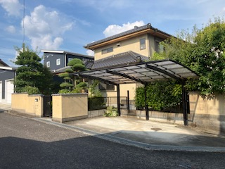 桔梗が丘４番町 中古住宅 南向き角地(広さ88坪）